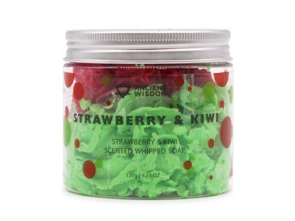 Šlehané mýdlo - Jahoda a Kiwi 120g