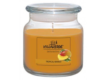 Villaverde velká svíčka s víčkem tropické mango