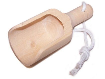 mini dřevěné naběračky