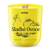 sladka ovocna ravina sojova vonna svicka ve skle